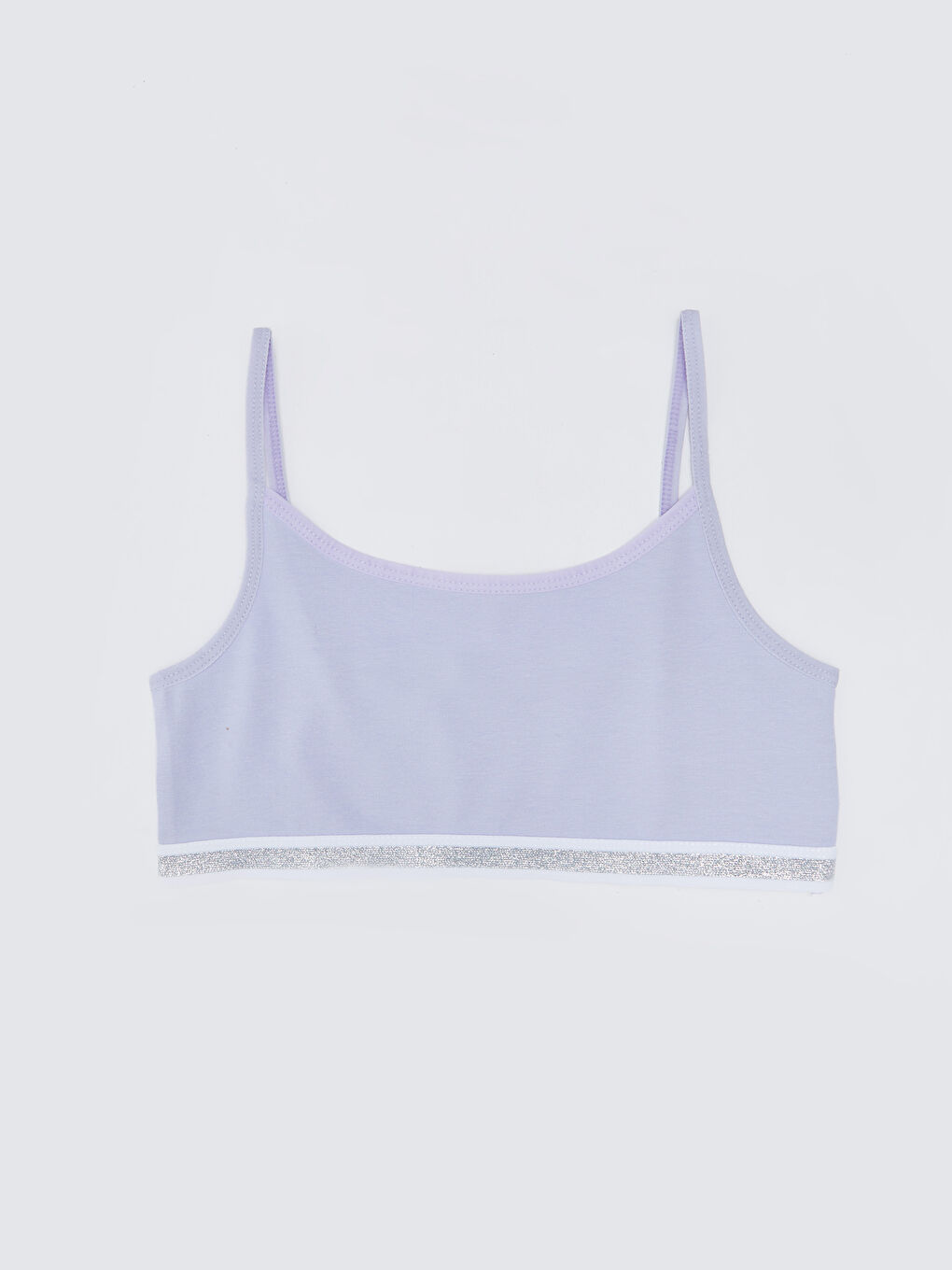 Lila Basic Pamuklu Kız Çocuk Büstiyer