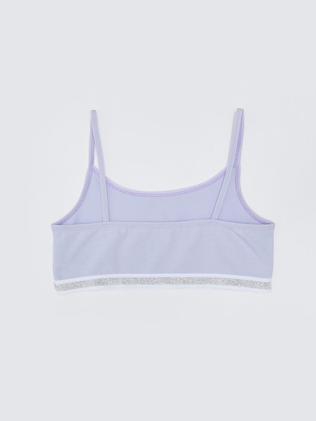 Lila Basic Pamuklu Kız Çocuk Büstiyer-1