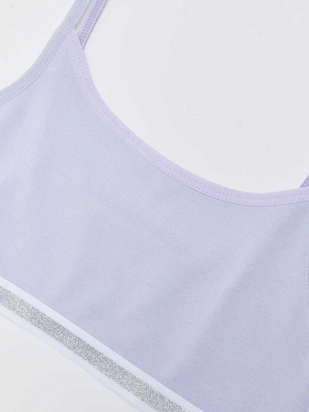 Lila Basic Pamuklu Kız Çocuk Büstiyer-2