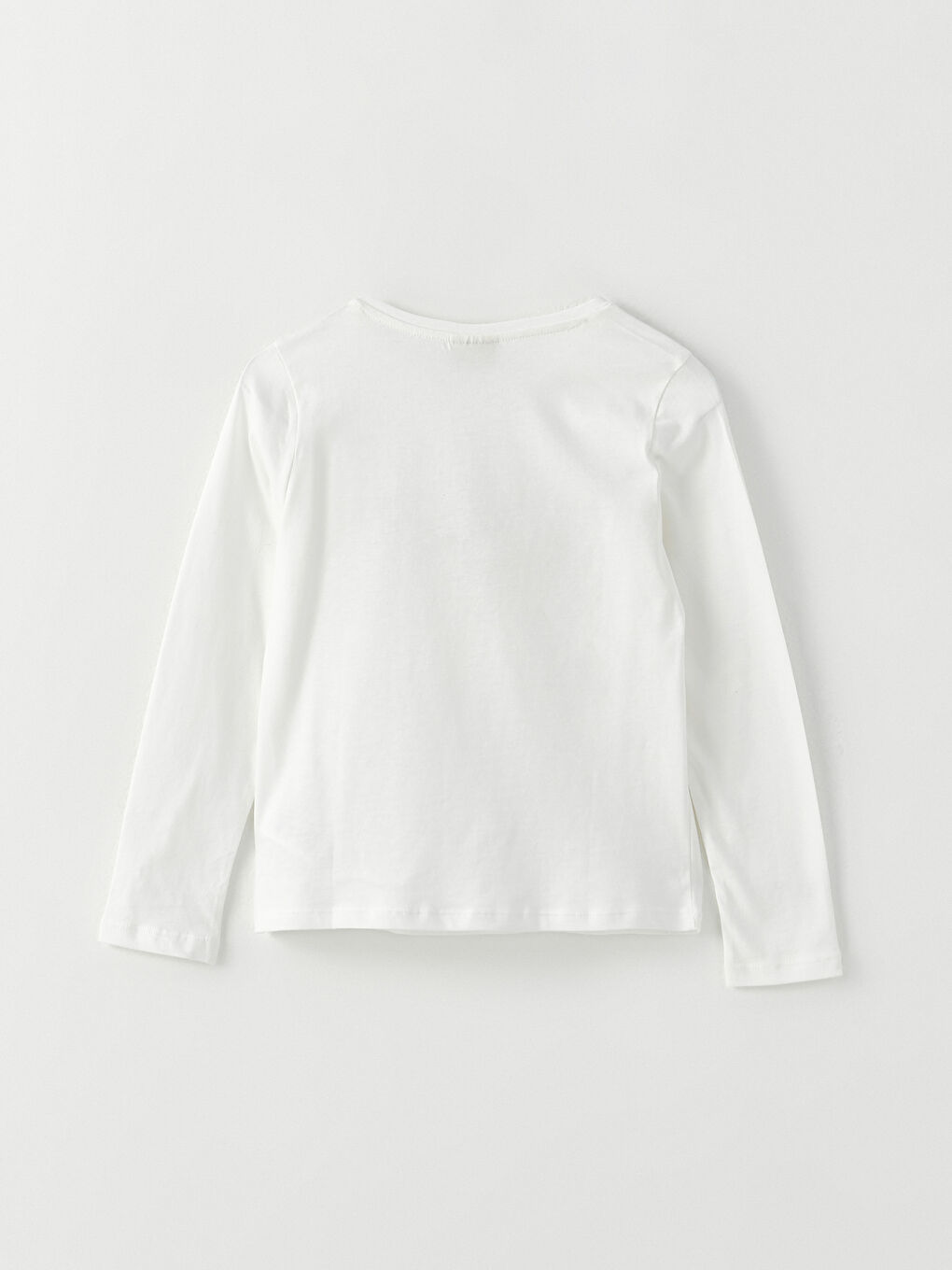 تيشيرت بناتي كم طويل بتفاصيل تطريز برقبة دائرية-1