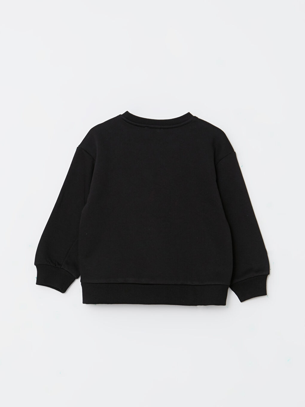 Crew Neck Printed Long Sleeve Girls' Sweatshirt-1