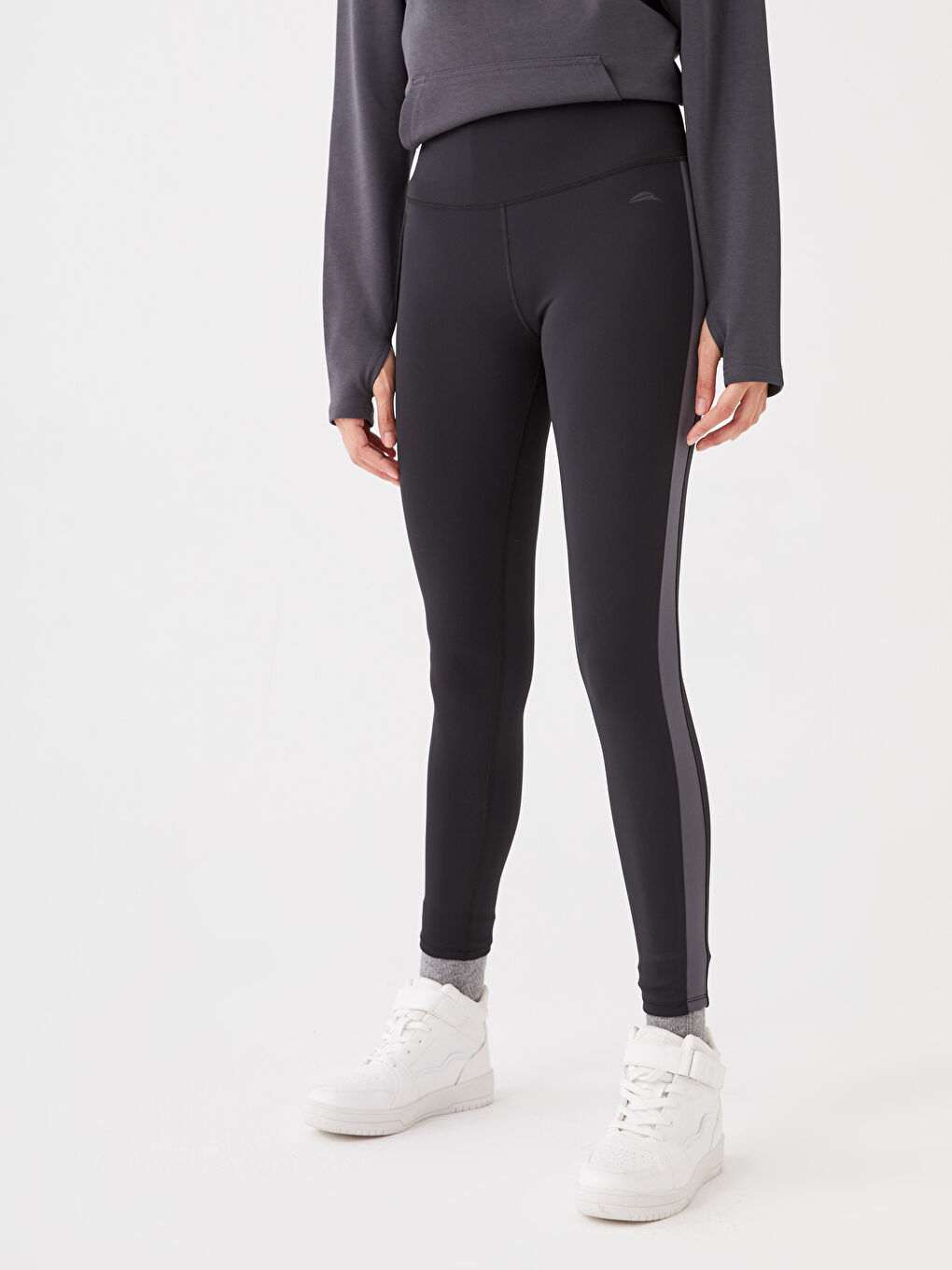 بنطلون طماق مطبوع بوسط مطاطي للسيدات-3