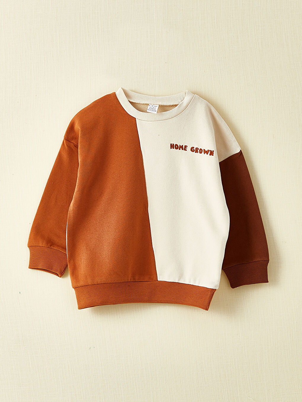 LCW baby Rundhalsausschnitt Langarm Bedrucktes Baby Jungen Sweatshirt -W2EU03Z1-FQB