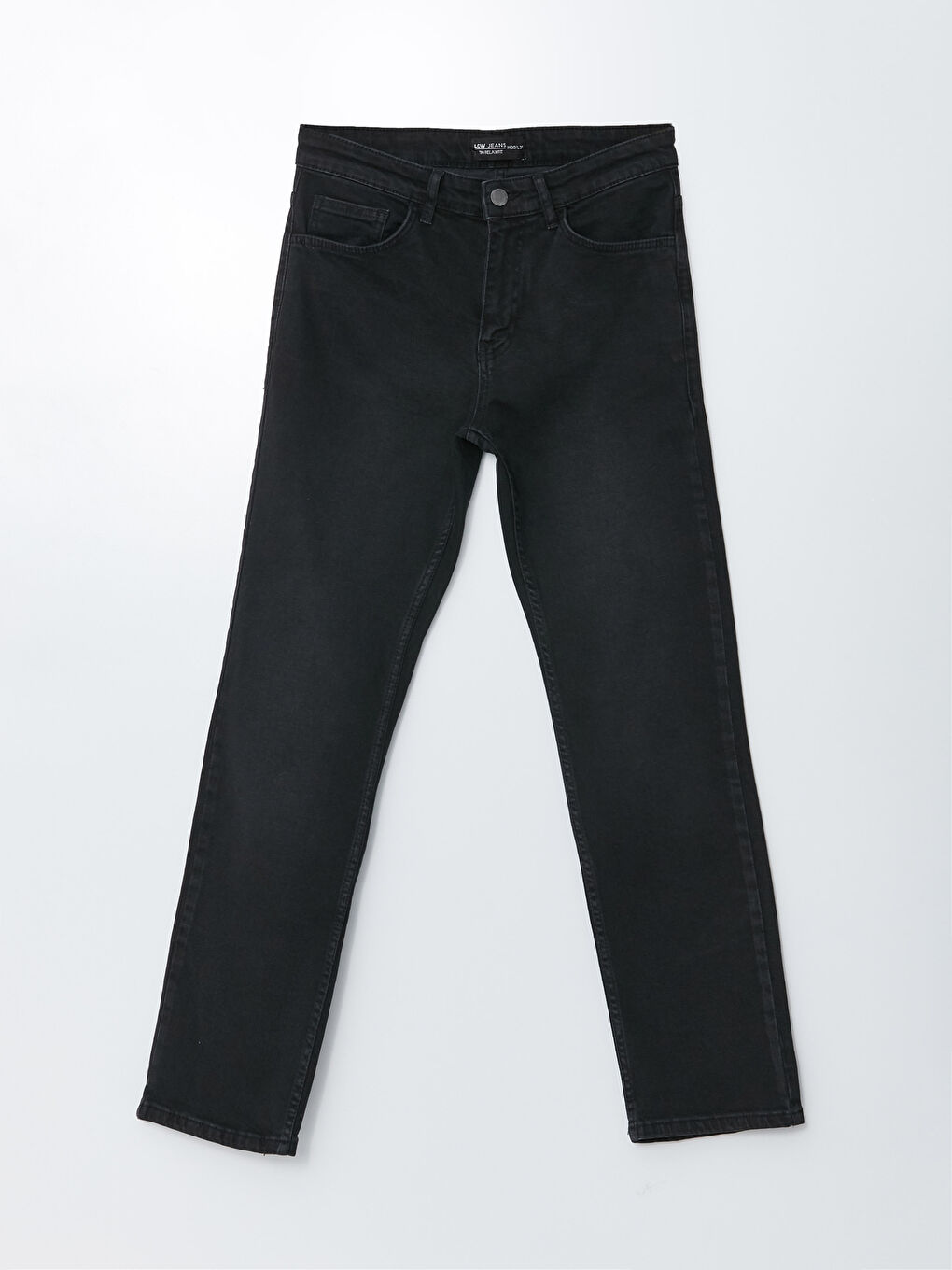 Siyah 790 Rahat Kalıp Erkek Jean Pantolon-5