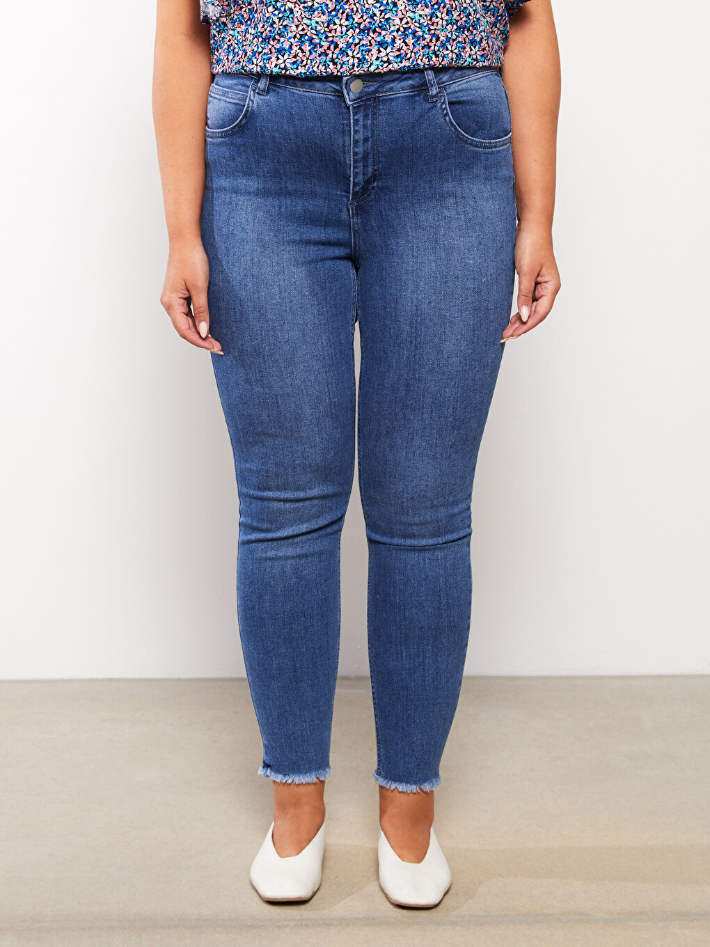 Women's Plus Size Mercury Skinny Fit Straight Jean Pants-3