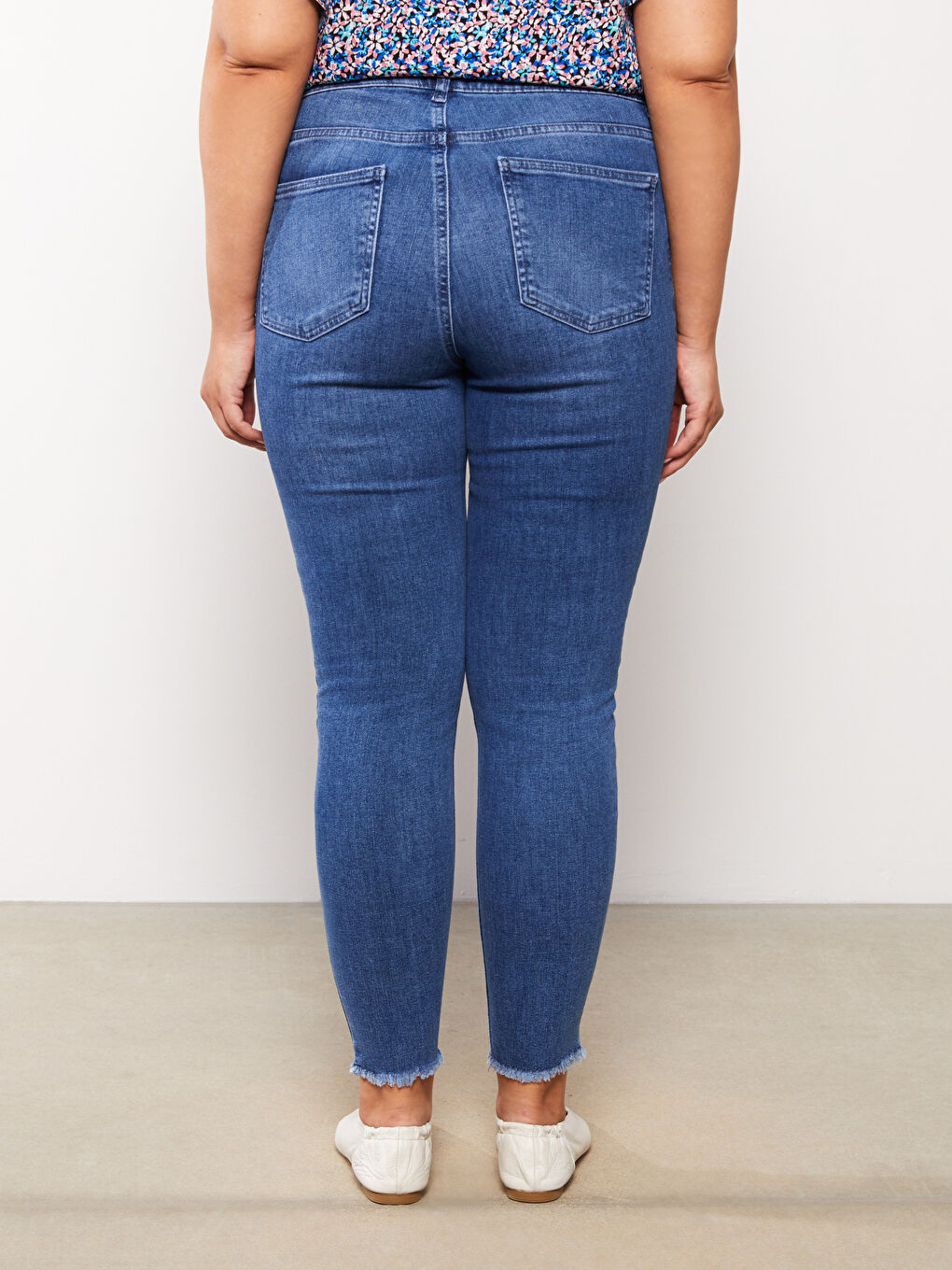 Women's Plus Size Mercury Skinny Fit Straight Jean Pants-4