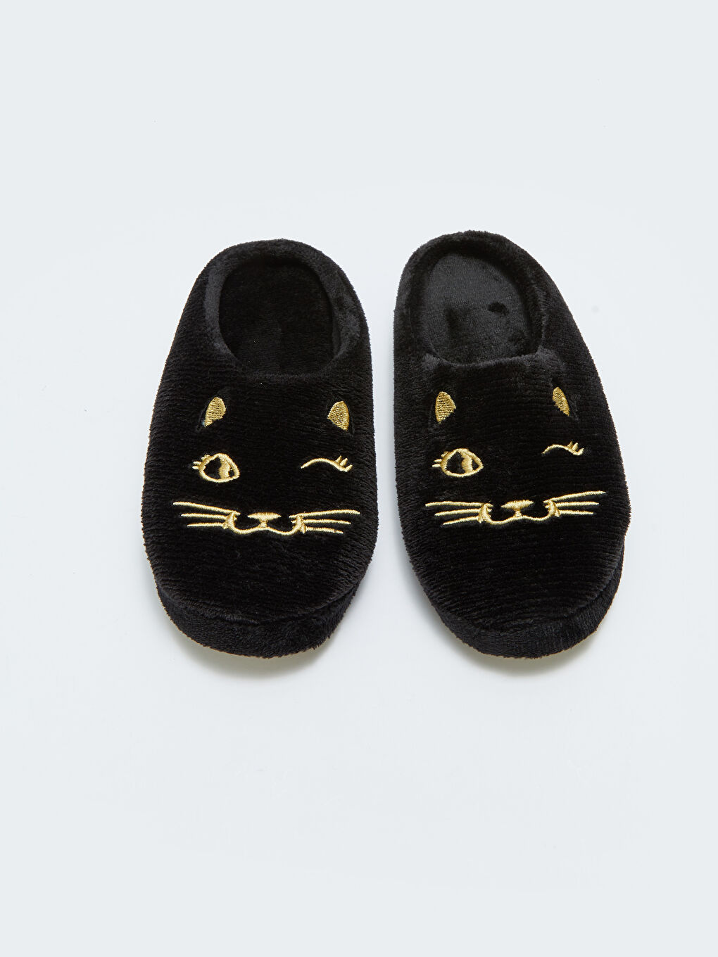 Siyah Baskılı Kadın Ev Terliği-2