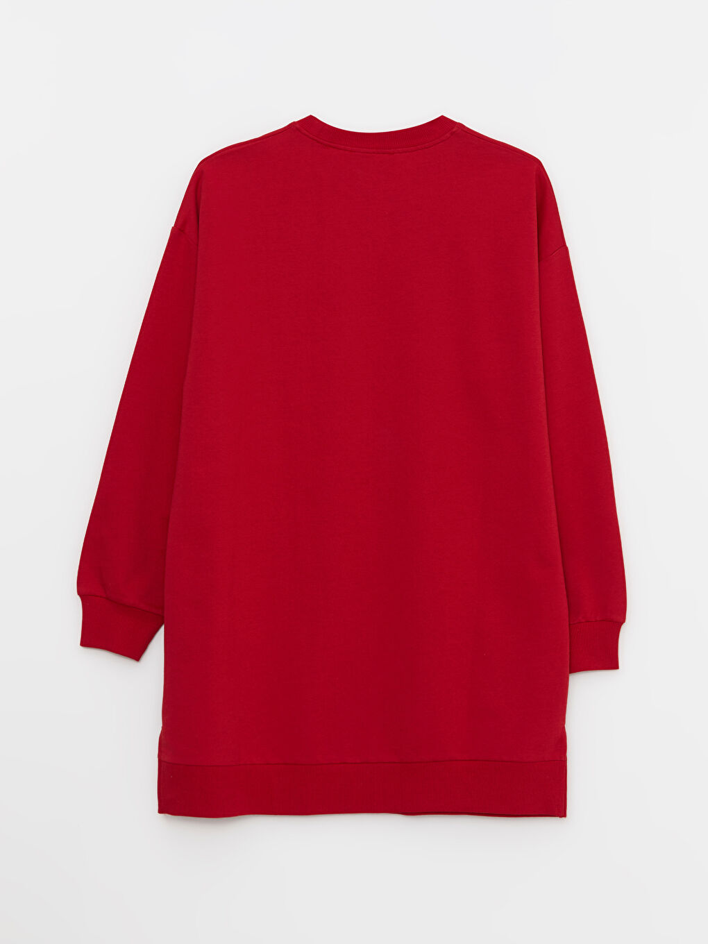 Crew Neck Embroidered Long Sleeve Oversize Women's Sweatshirt Tunic-6