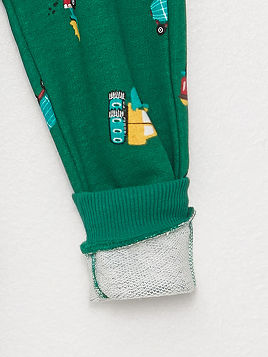 Pantaloni de trening pentru bebeluși băieți cu talie elastică și imprimeu-2