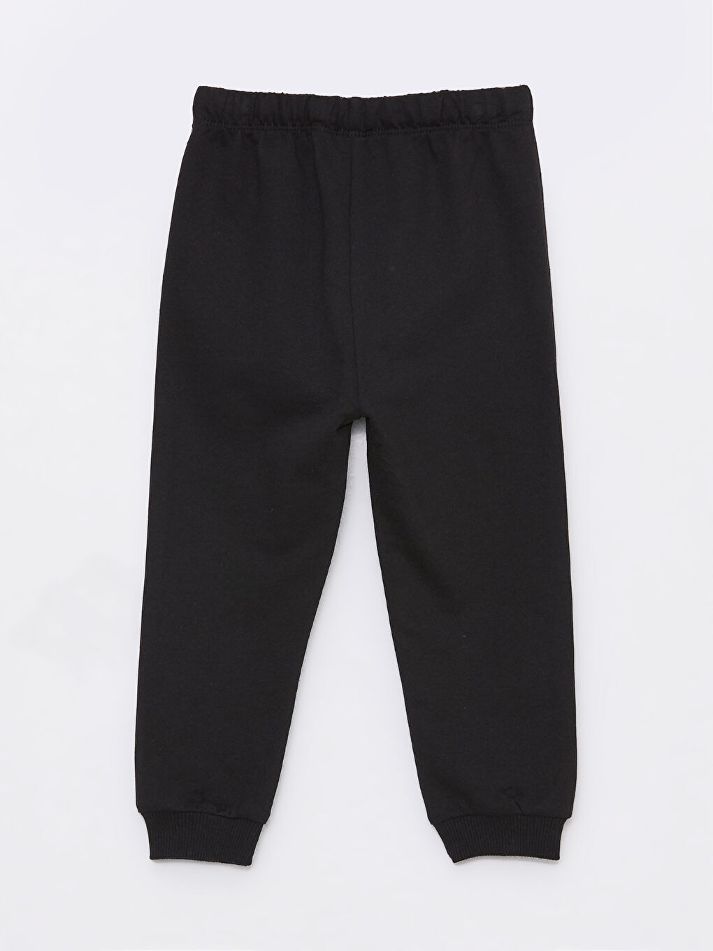 Siyah Beli Lastikli Baskılı Erkek Bebek Eşofman Alt-1