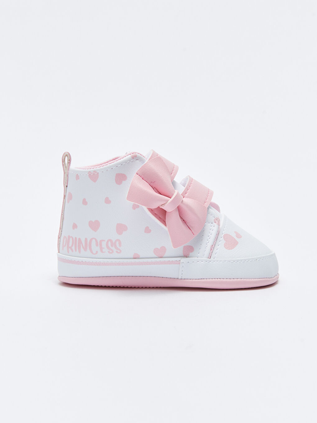 أحذية منزلية للأطفال البنات الرضع بتفاصيل فيونكة ثلاثية الأبعاد وإغلاق بخطاف وحلقة-1