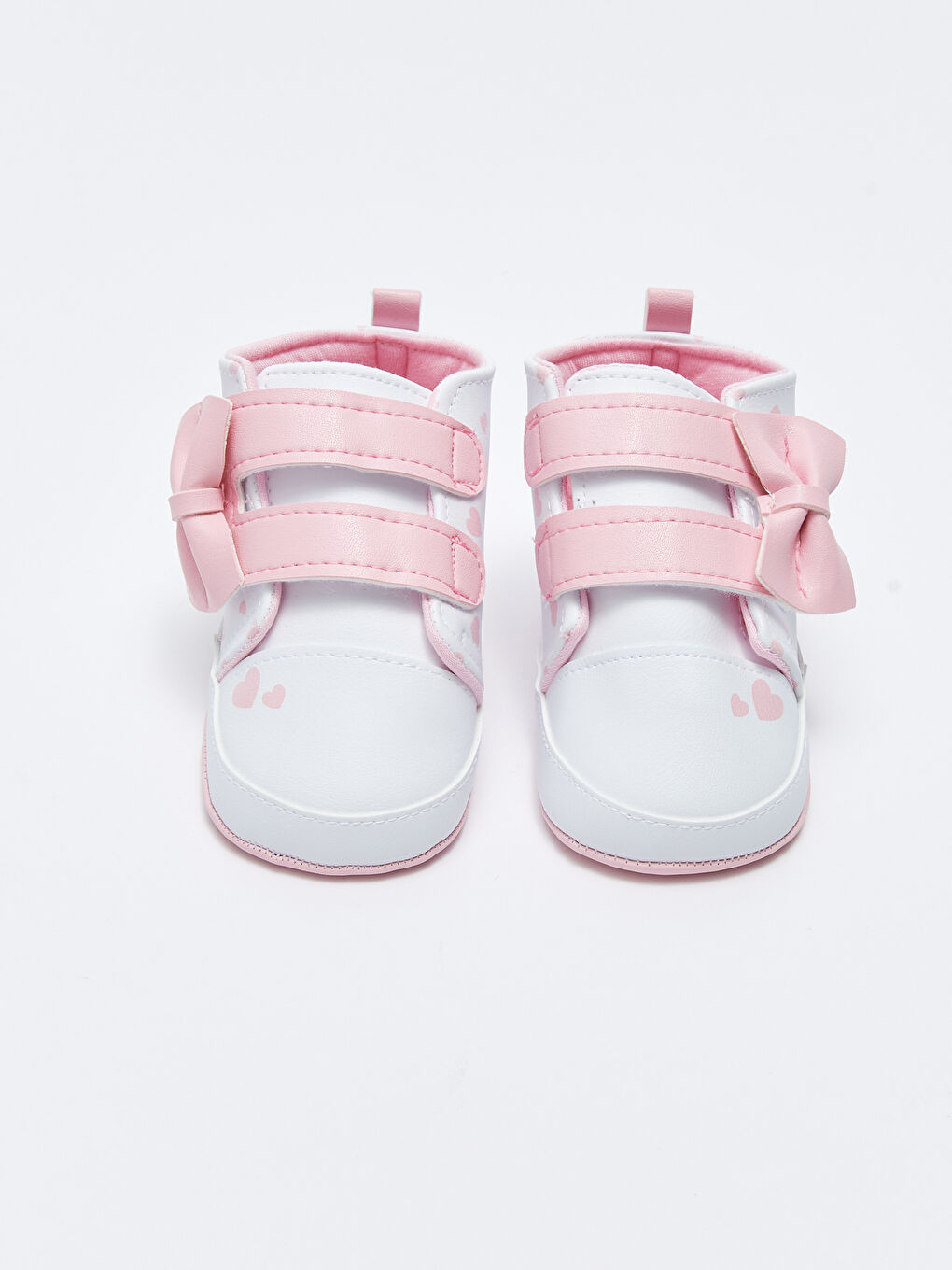 أحذية منزلية للأطفال البنات الرضع بتفاصيل فيونكة ثلاثية الأبعاد وإغلاق بخطاف وحلقة-2