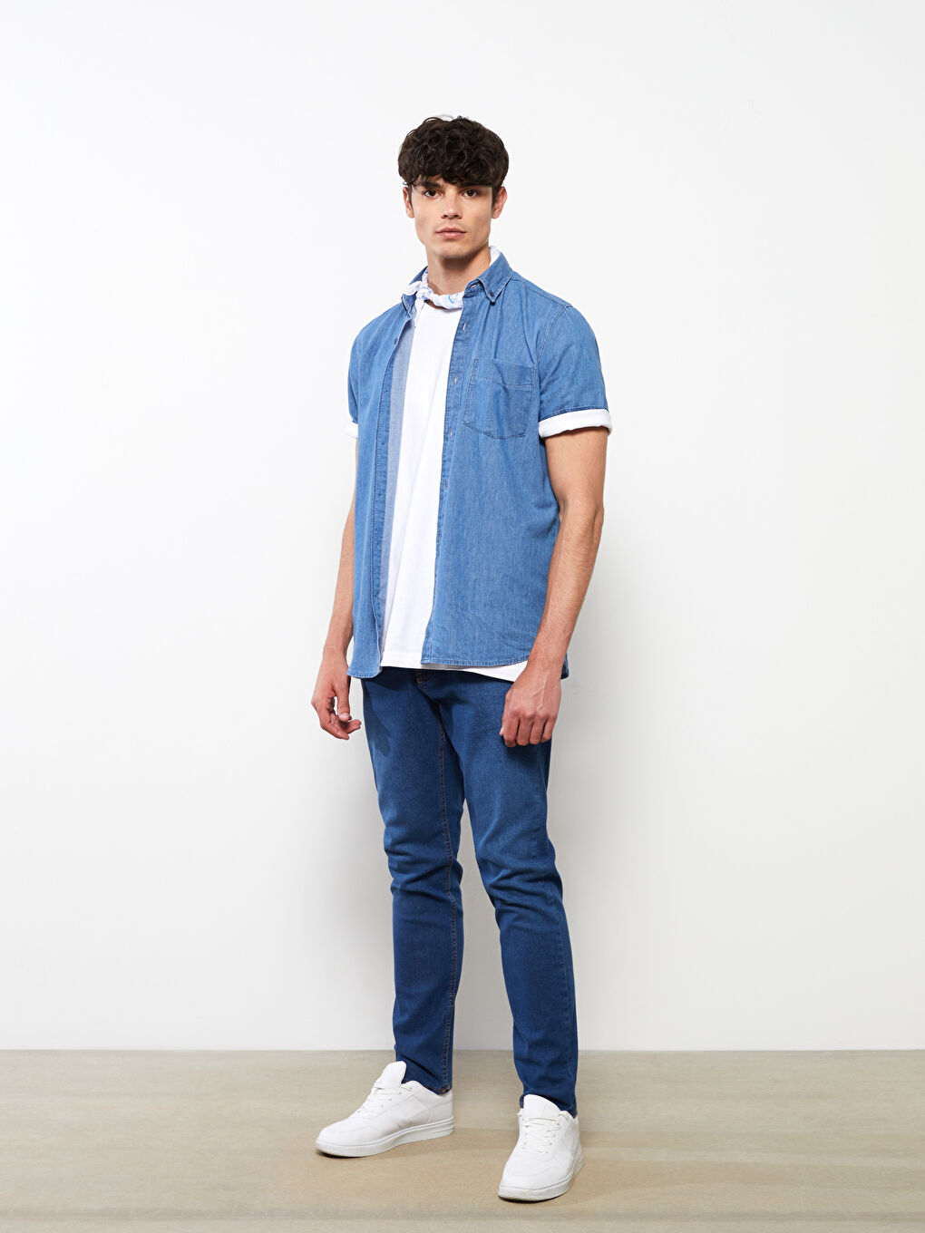 LCW ECO 750 Slim Fit Men's Jeans -W2EV78Z8-507