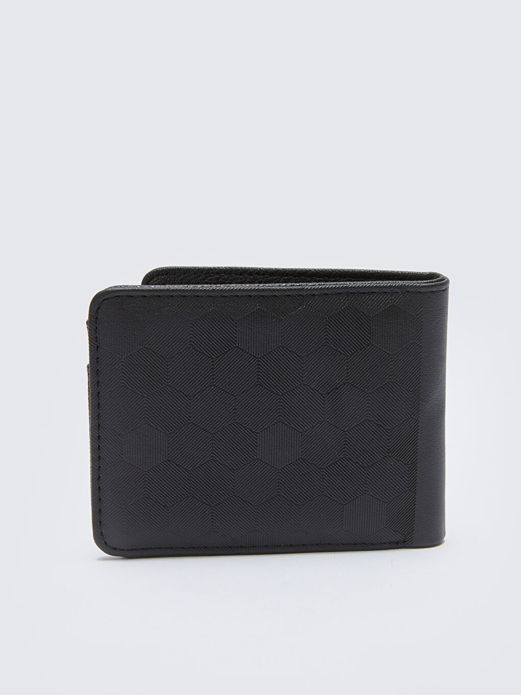 Siyah Deri Görünümlü Erkek Cüzdan-1