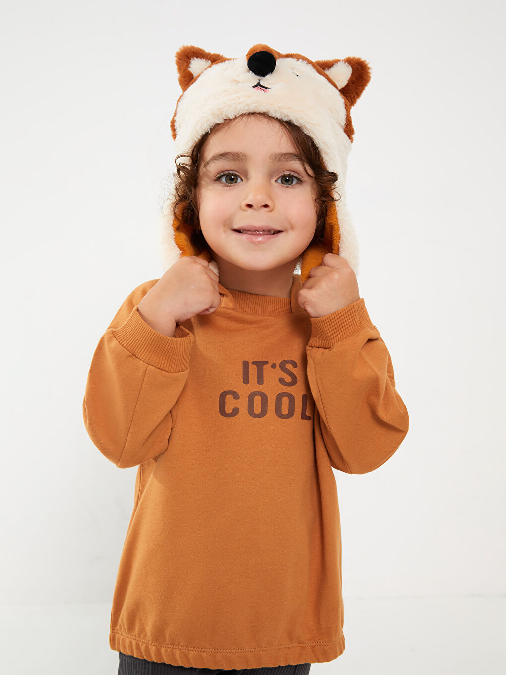 هودي مطبوع كم طويل للأولاد الرضع-1