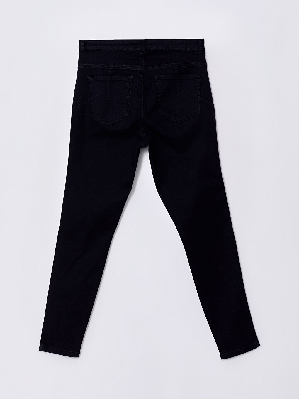 Siyah Kadın Büyük Beden Mercury Skinny Fit Düz Jean Pantolon-6