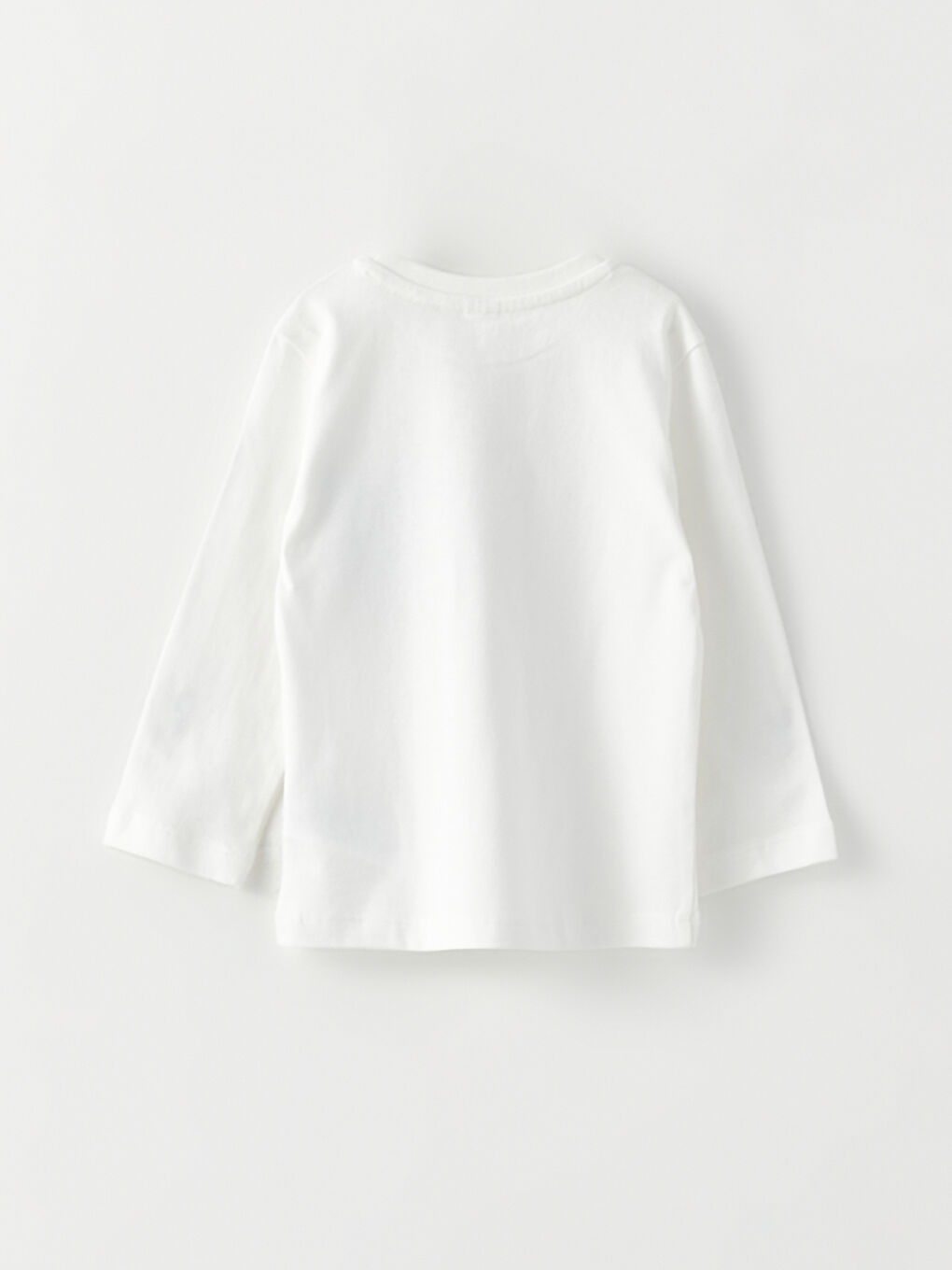 Crew Neck Long Sleeve Printed Cotton Baby Boy T-shirt-1