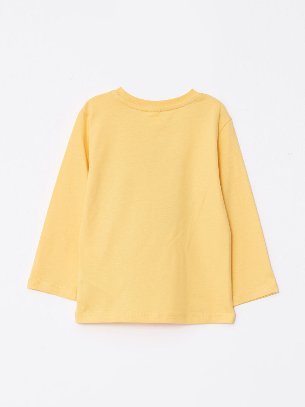 LCW ECO Crew Neck Long Sleeve Nostalgic Monkey Printed Cotton Baby Boy T-Shirt -W2EY29Z1-G5J