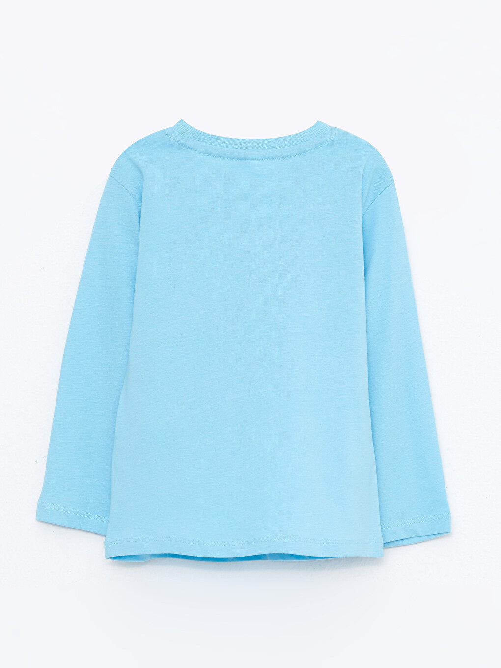 Crew Neck Long Sleeve Printed Cotton Baby Boy T-shirt-1