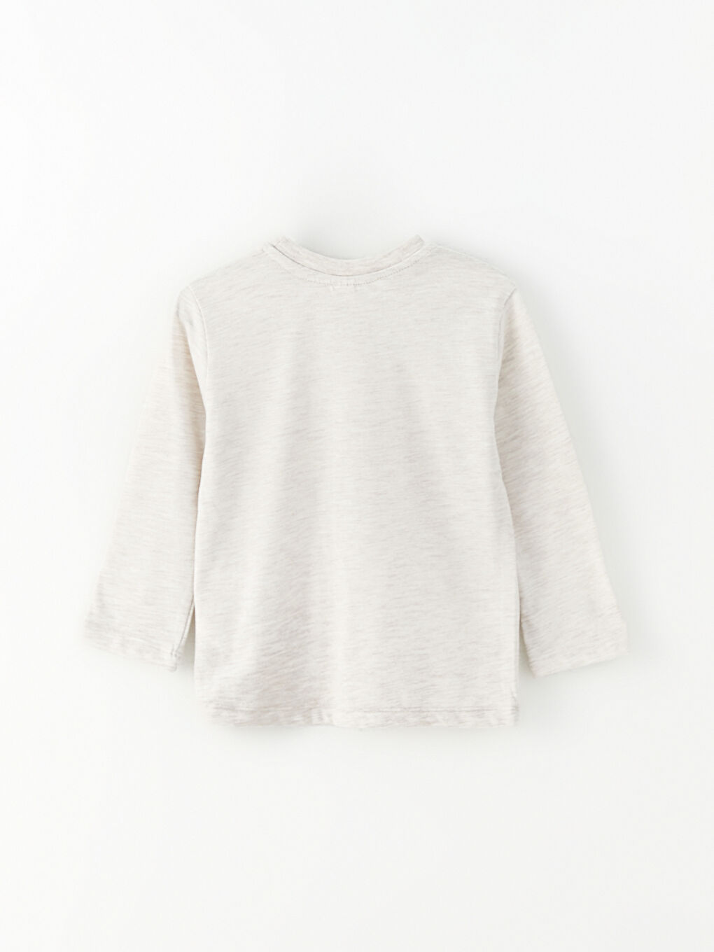 Crew Neck Long Sleeve Printed Baby Boys' T-Shirt-2