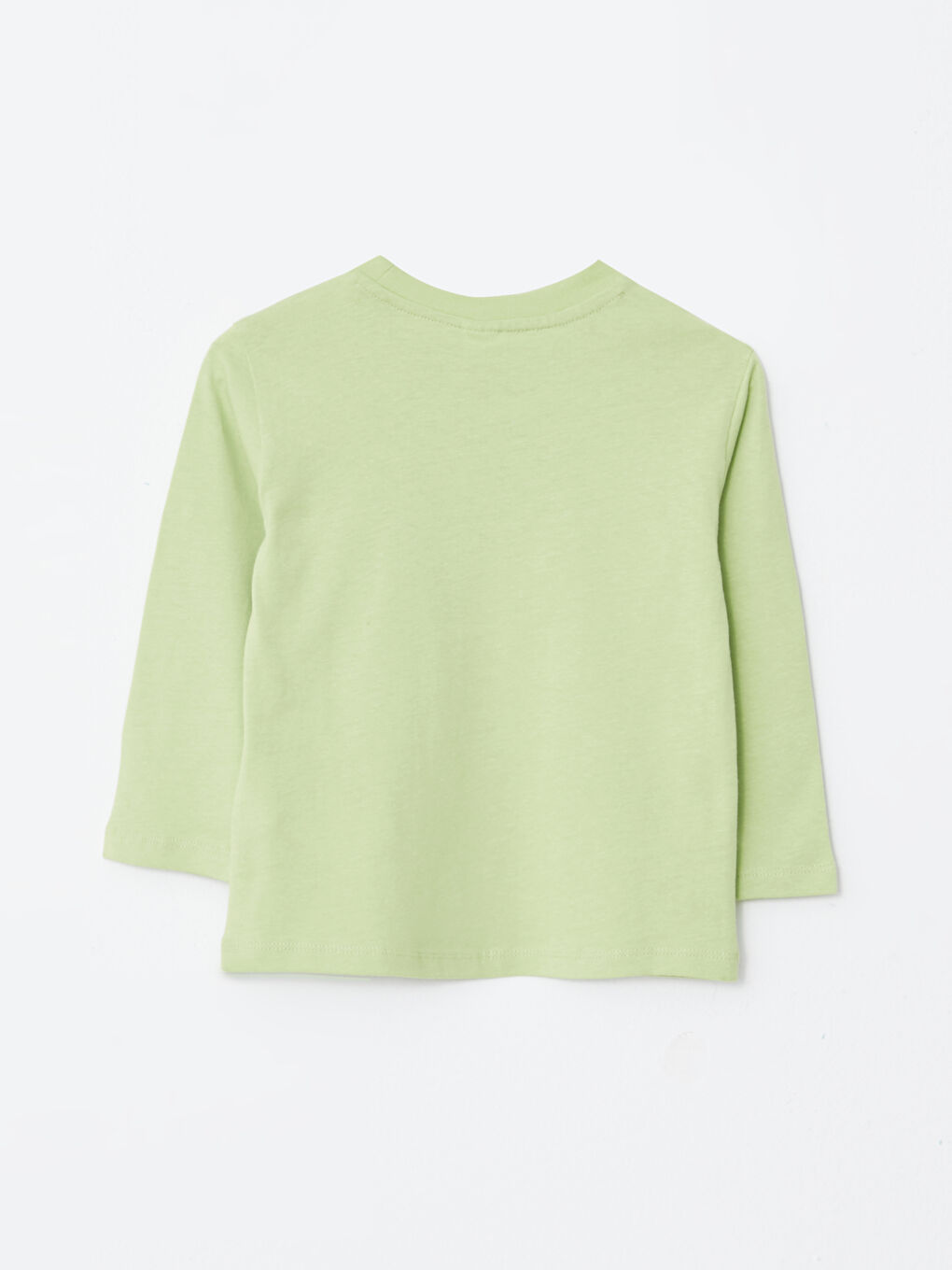 تيشيرت كم طويل مطبوع بياقة دائرية للأولاد الرضع-1