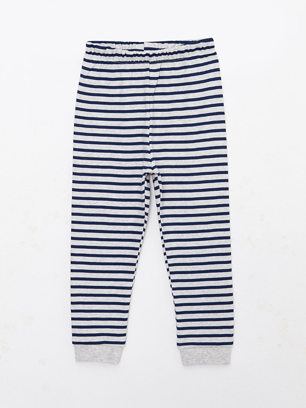 LCW baby Lacivert Beli Lastikli Erkek Bebek Pijama Alt 2'li - 1