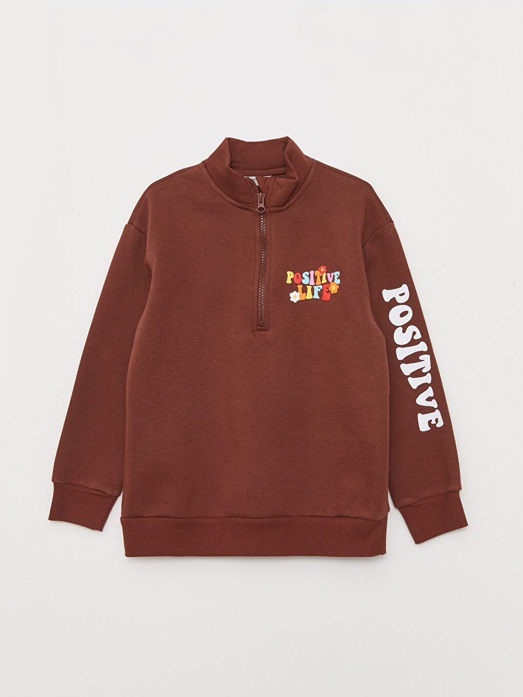 Μακρυμάνικα Εκτυπωμένα Φούτερ και Παντελόνια Φόρμας για Κορίτσια με Λαιμό Χωνί-6