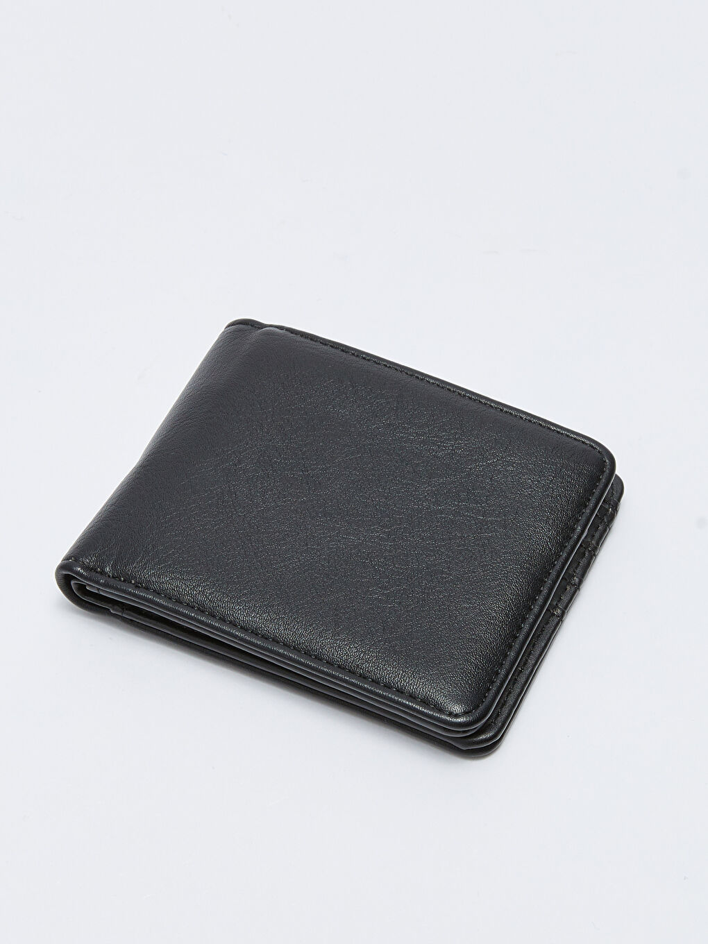 Siyah Deri Görünümlü Erkek Cüzdan-1