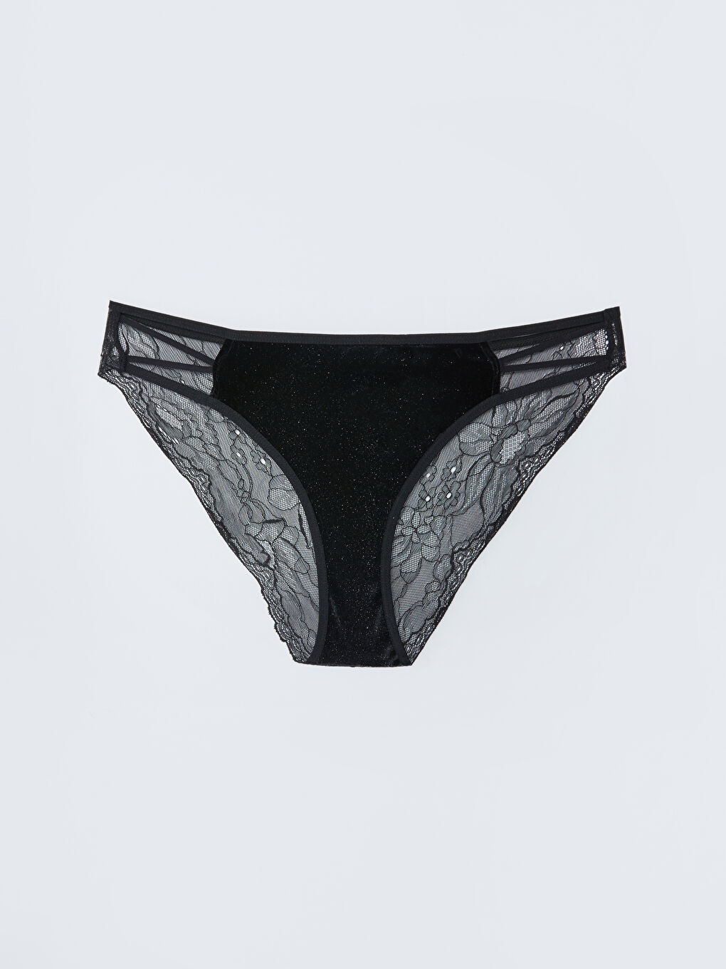 Lace Detailed Fancy Bikini Knickers