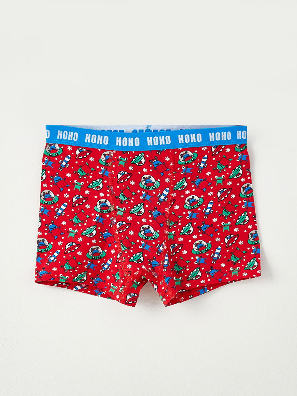 Crew Neck Printed Cotton Boy Athlete and Boxer-2