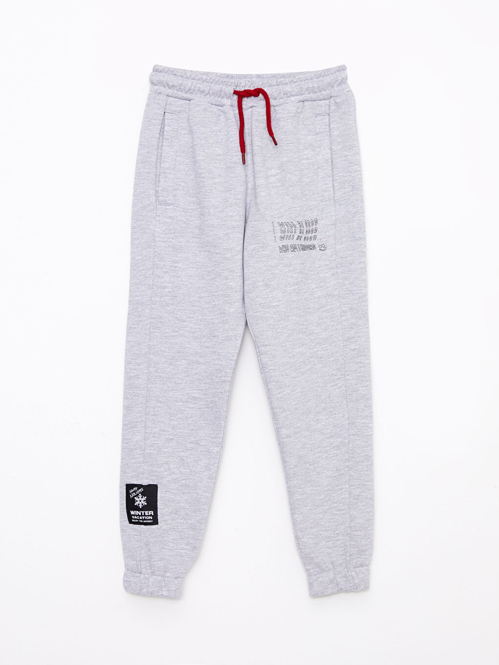 LCW Kids Elastic Waist Printed Boys' Jogger Sweatpants -W2FA58Z4-LAL