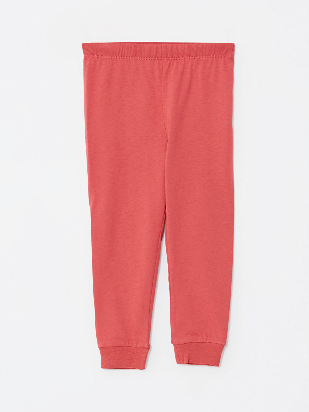 Mercan Bisiklet Yaka Baskılı Kız Bebek 2'li Pijama Takımı-2