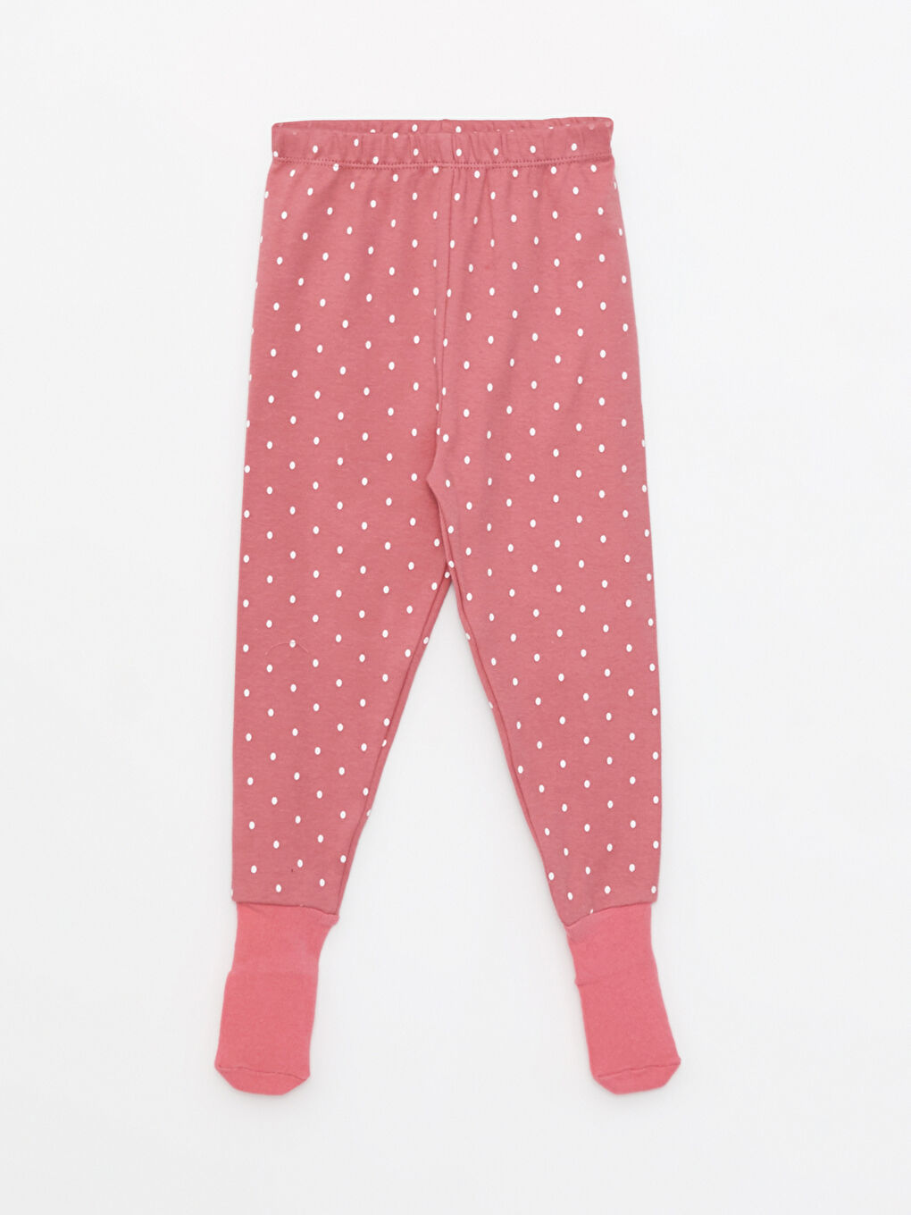 LCW baby Beli Lastikli Kız Bebek Çoraplı Pantolon 2'li -W2FB47Z1-LT8