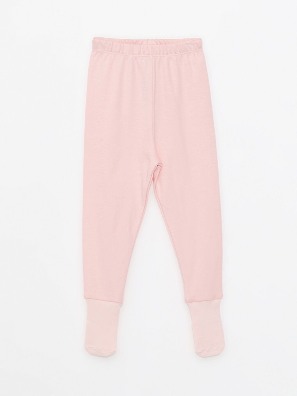 LCW baby Beli Lastikli Kız Bebek Çoraplı Pantolon 2'li -W2FB47Z1-LT8