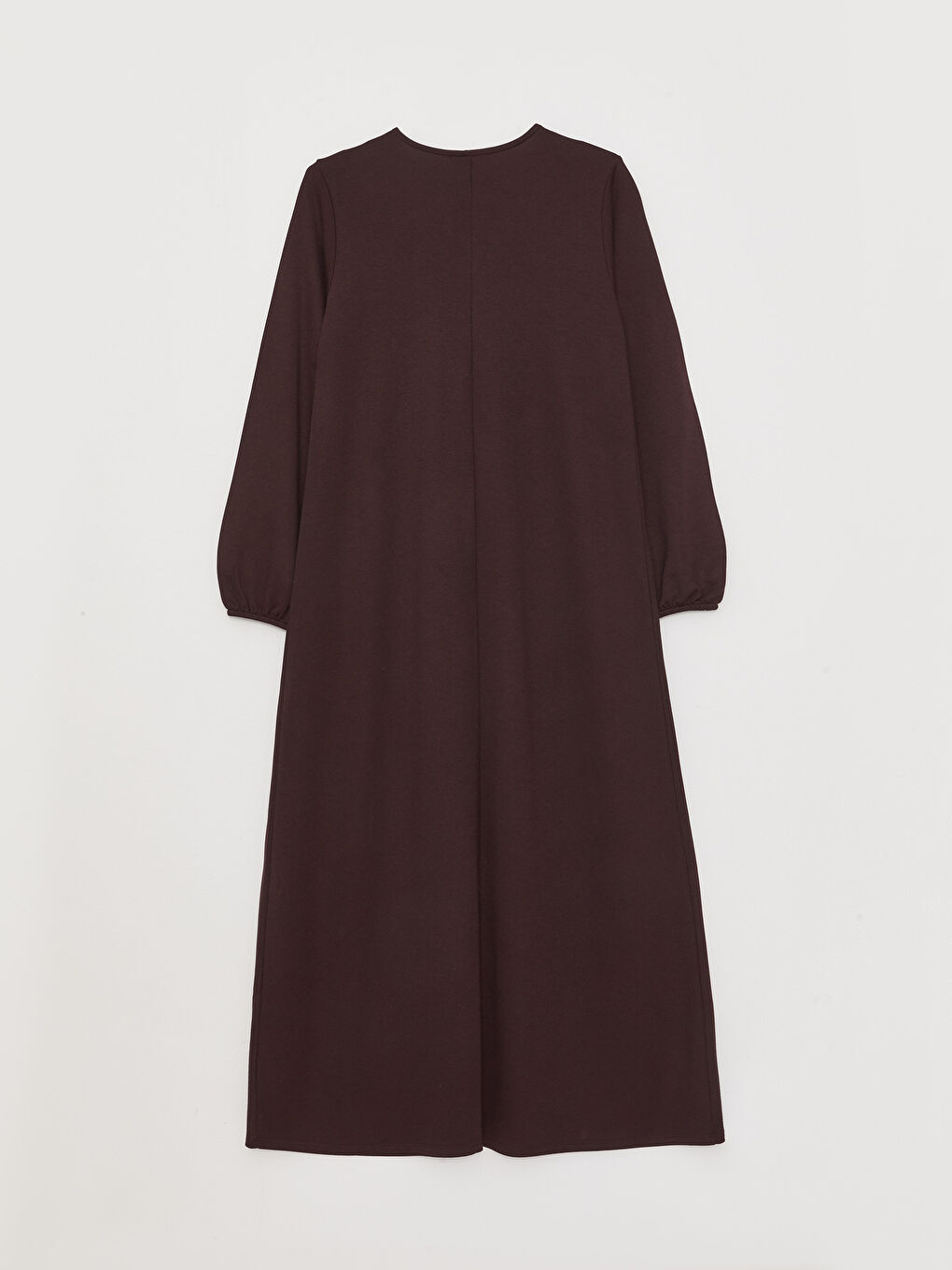 Crew Neck Regular Long Sleeve A-Cut Women's Dress-6