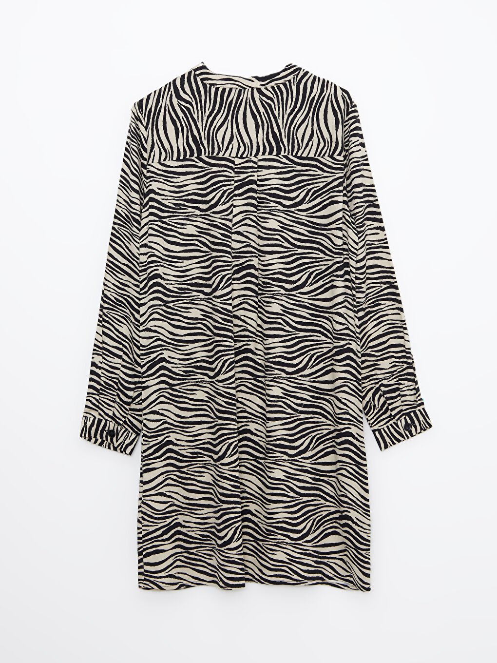 LCW Grace Tunique pour Femmes à Col Rond Imprimée à Manches Longues en Viscose -W2FB62Z8-LQC