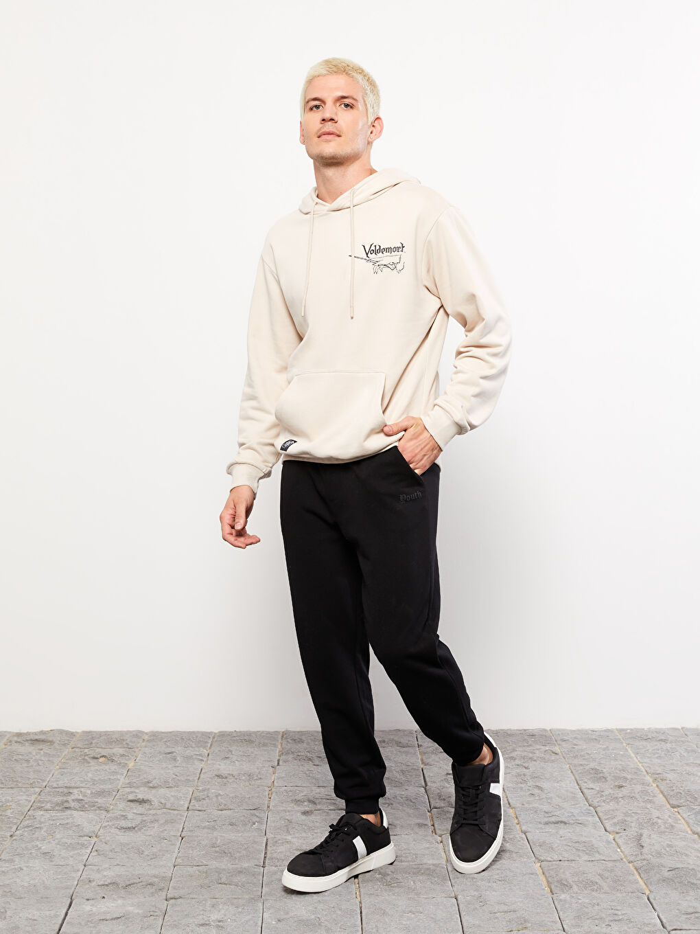 Long Sleeve Harry Potter Printed Men's Thick Hoodie-1