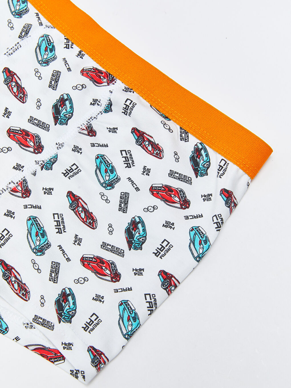 Beyaz Baskılı Pamuklu Erkek Çocuk Boxer-2