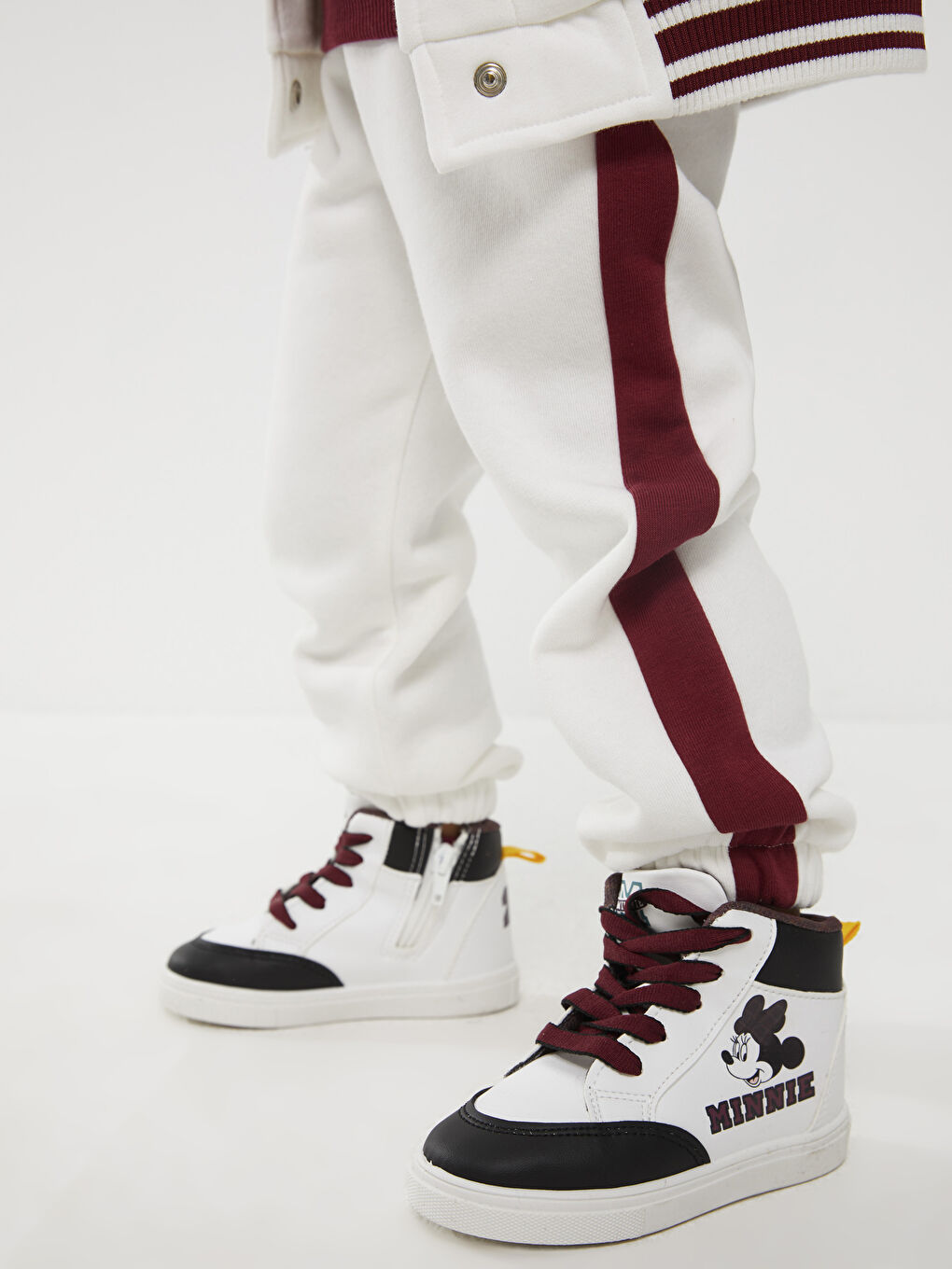 Minnie Mouse Licensed Lace-Up Baby Girl Ankle Sneakers-2