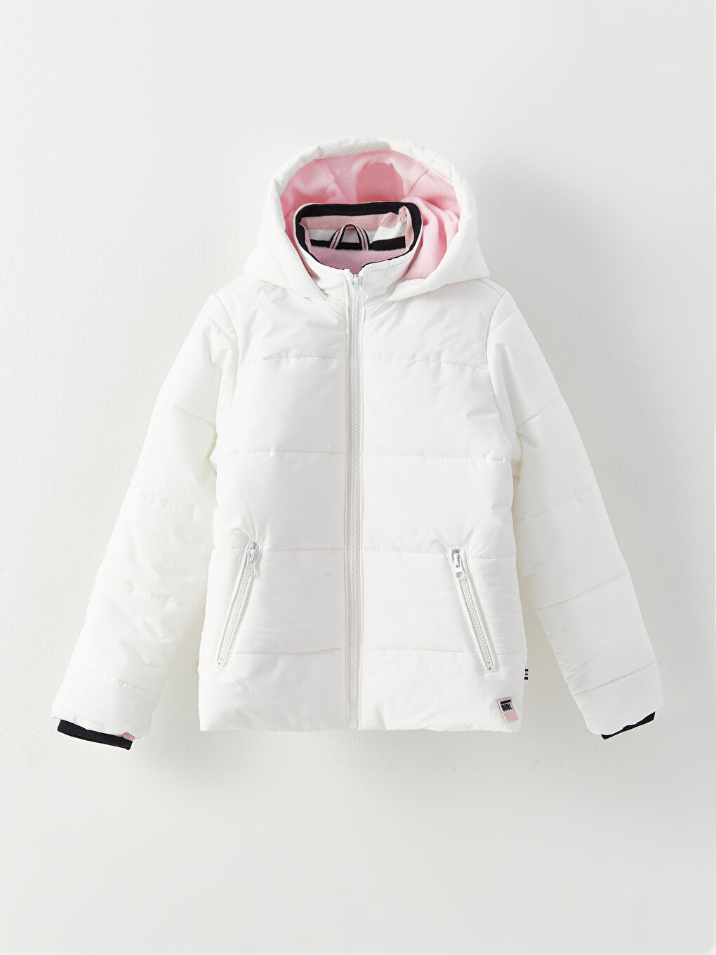 Hooded Basic Girl Puffer-2
