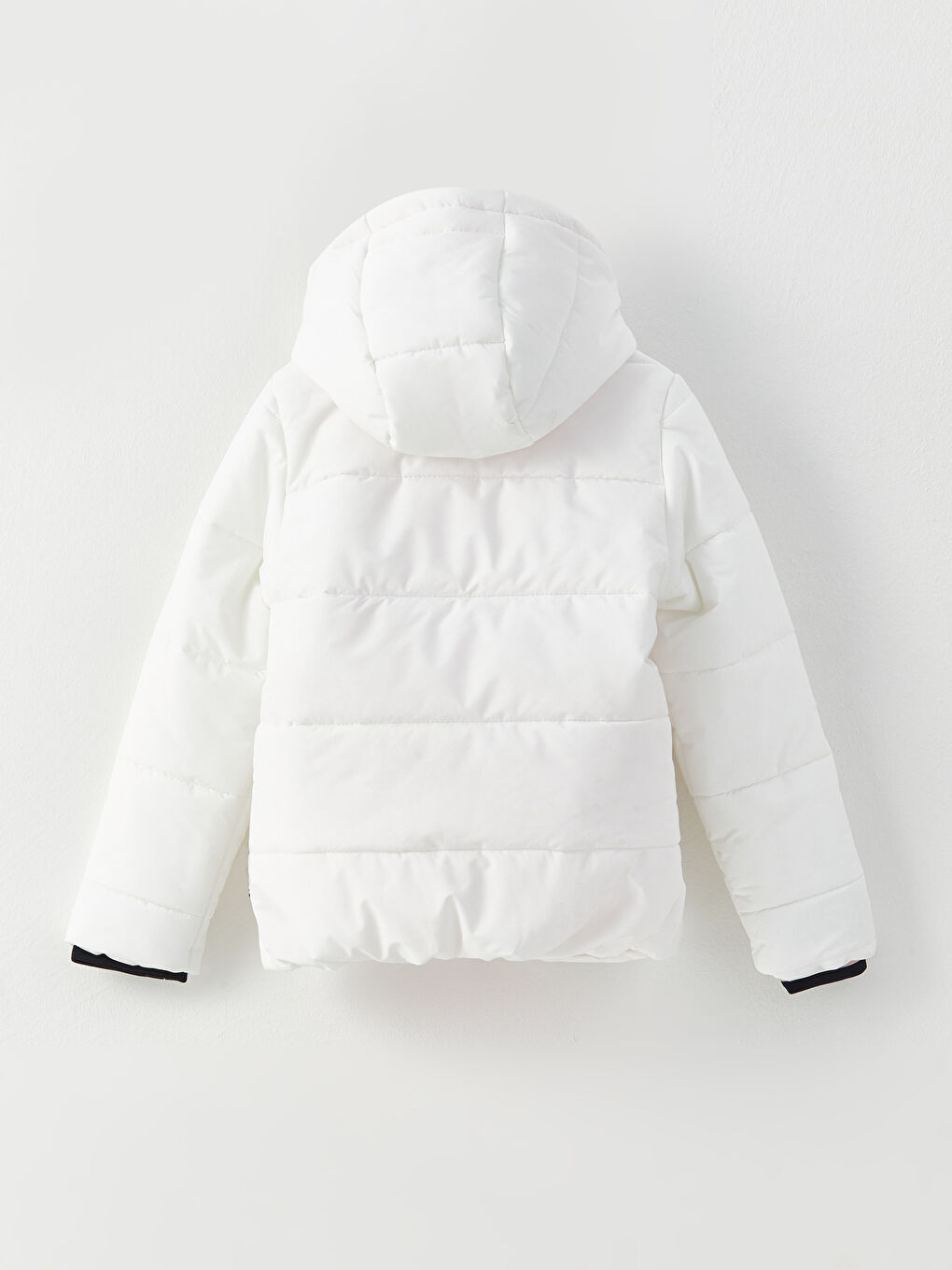 Hooded Basic Girl Puffer-3
