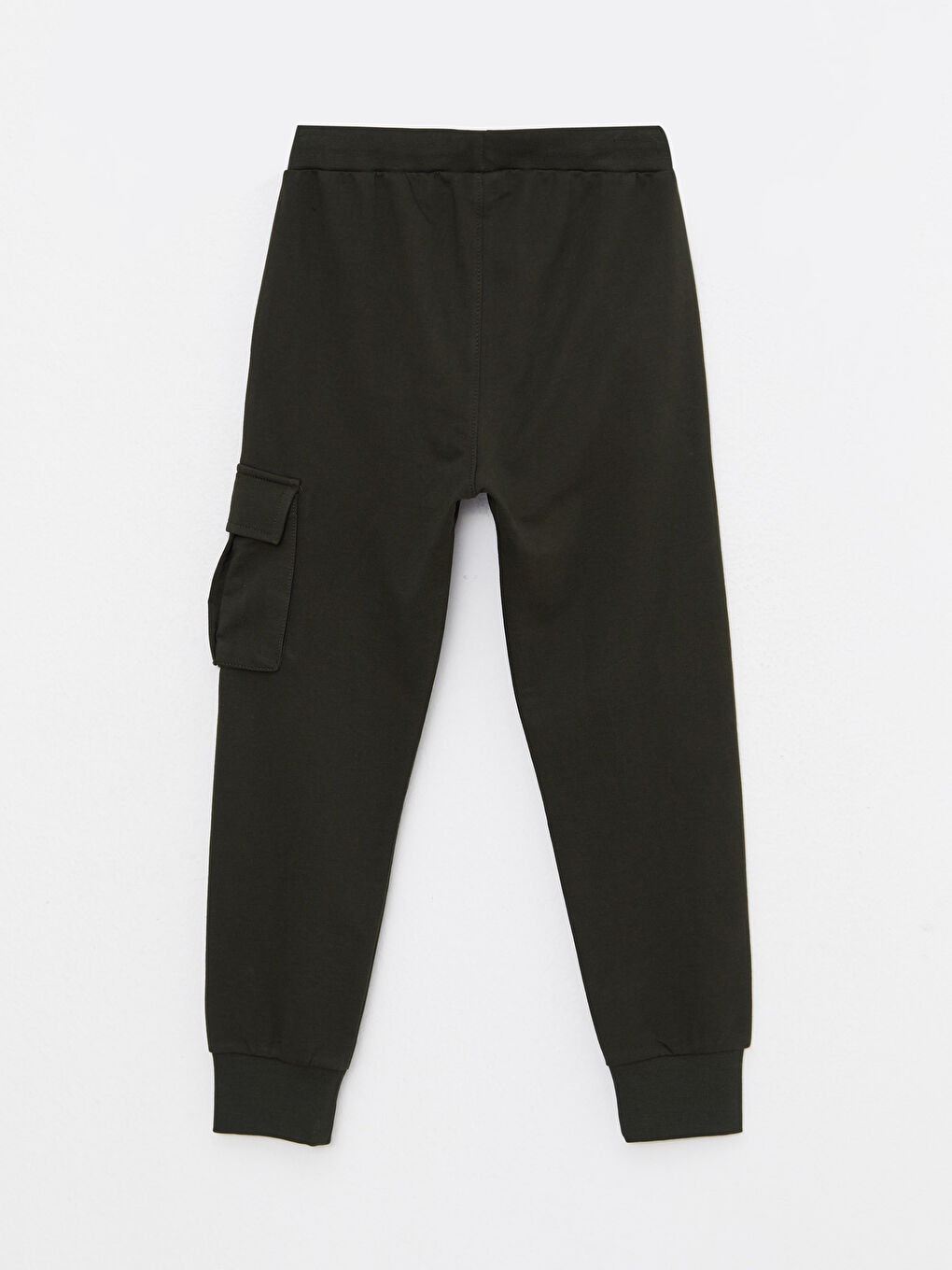 Yeşil Beli Lastikli Basic Erkek Çocuk Jogger Eşofman Altı-1