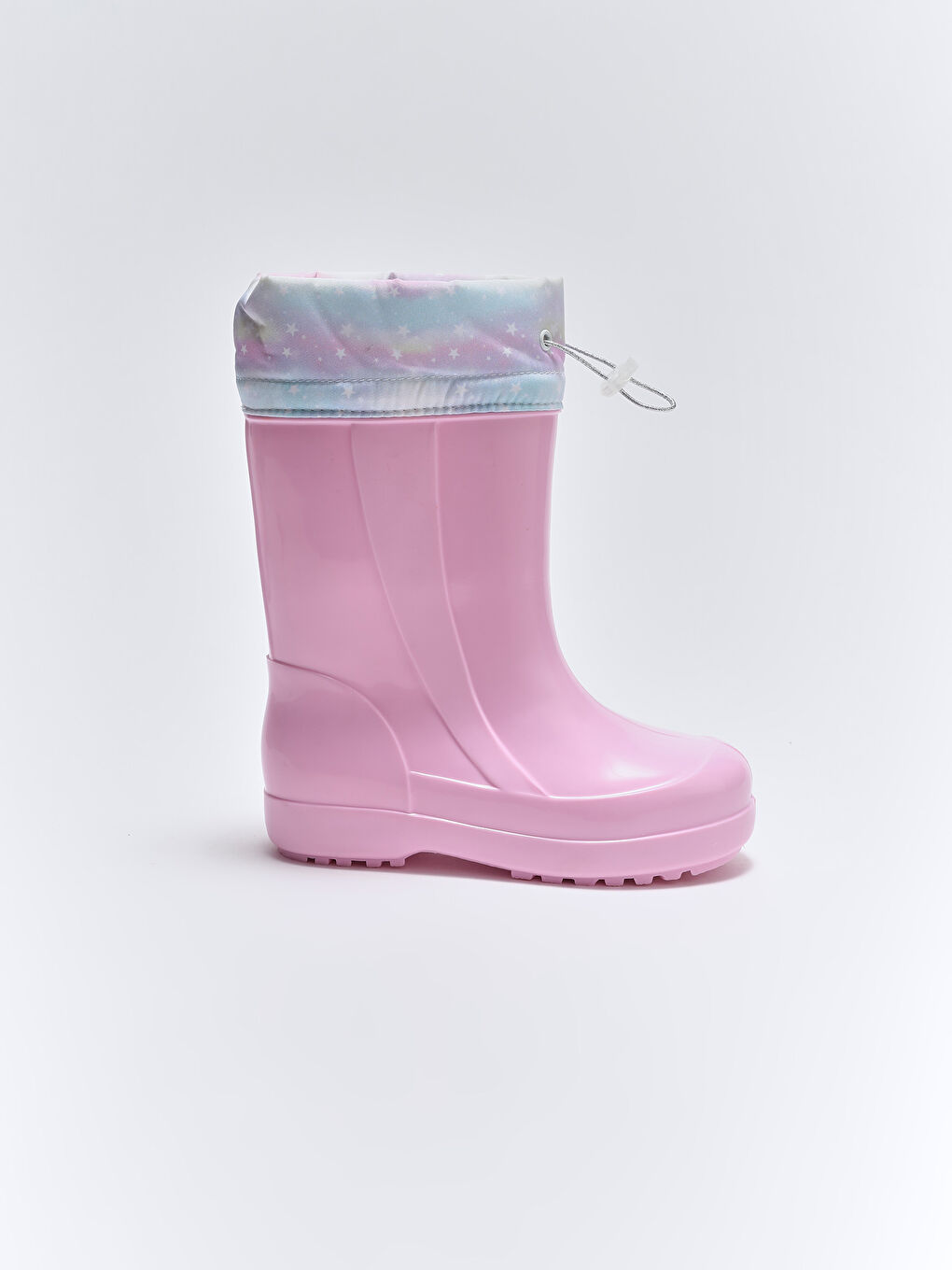 Pembe Baskılı Kız Çocuk Yağmur Botu-6
