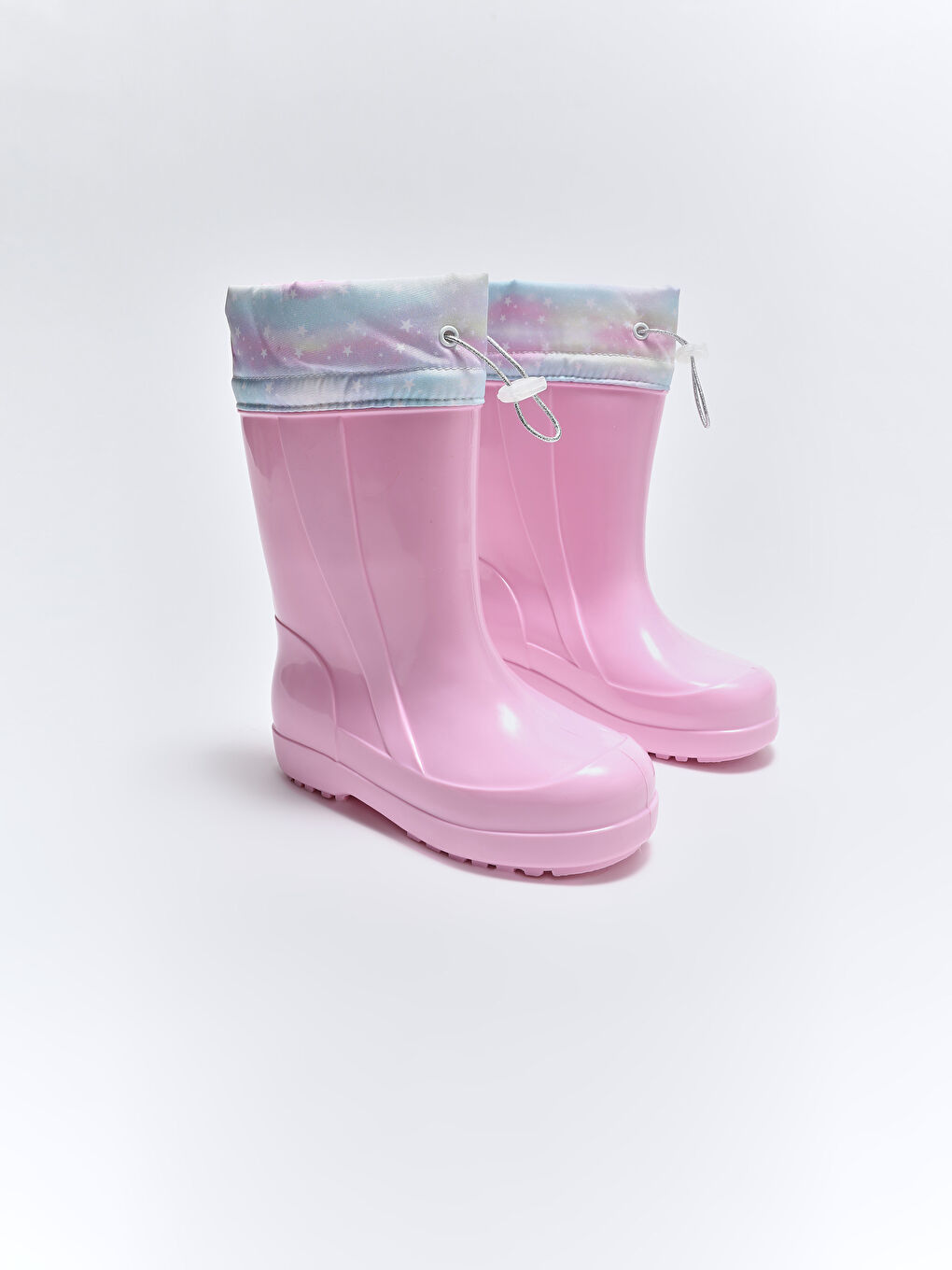Pembe Baskılı Kız Çocuk Yağmur Botu-7
