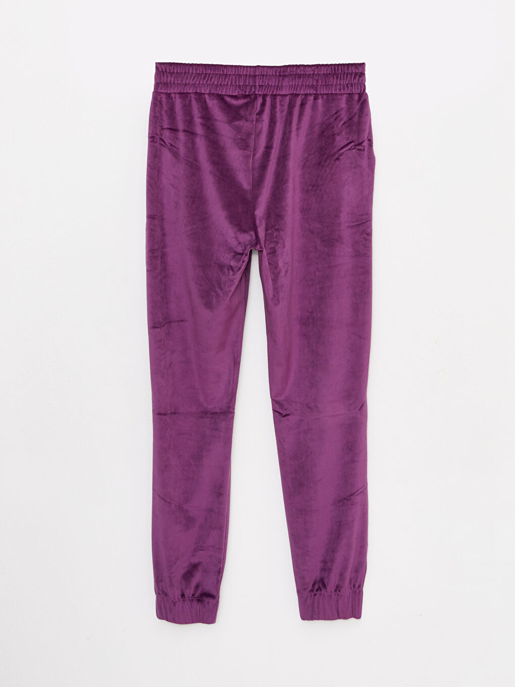 Pantaloni de Trening Jogger de Damă din Catifea cu Talie Elastică-6