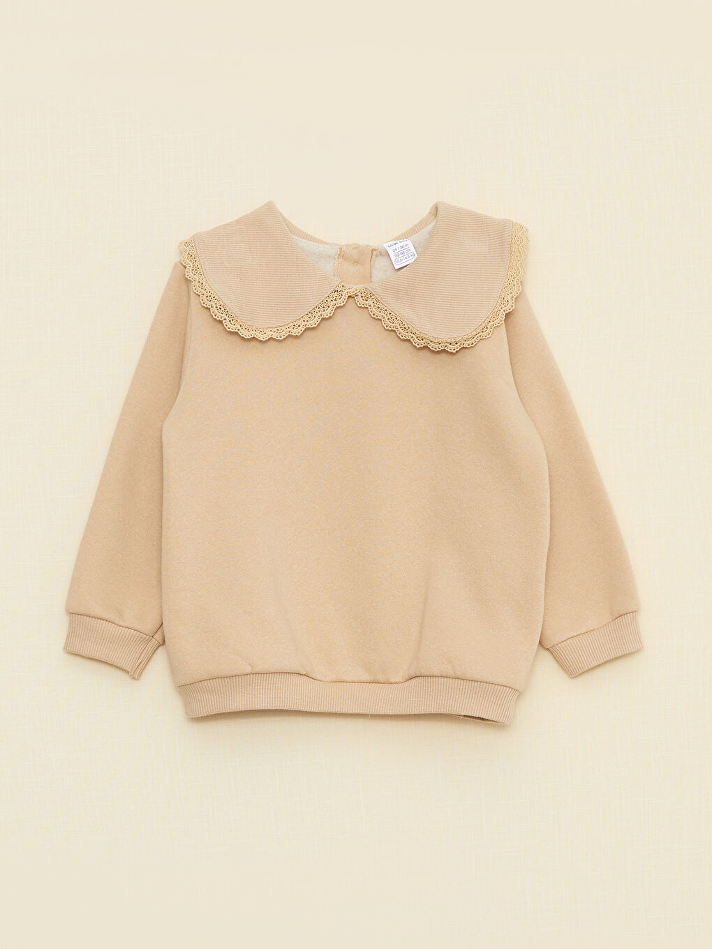 LCW baby Baby-Kragen Langarm Baby Mädchen Sweatshirt und Jogginghose 2er-Pack Set -W2FD06Z1-FLE