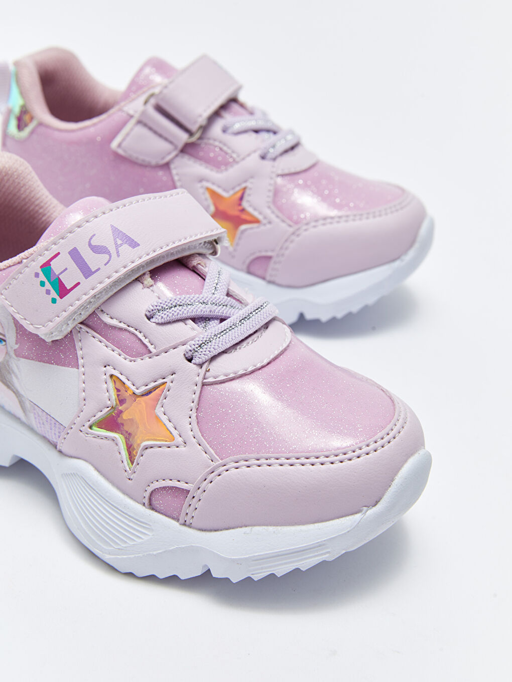 Frozen Licensed Lace-Up and Hook and Loop Girls' Sports Shoes-2