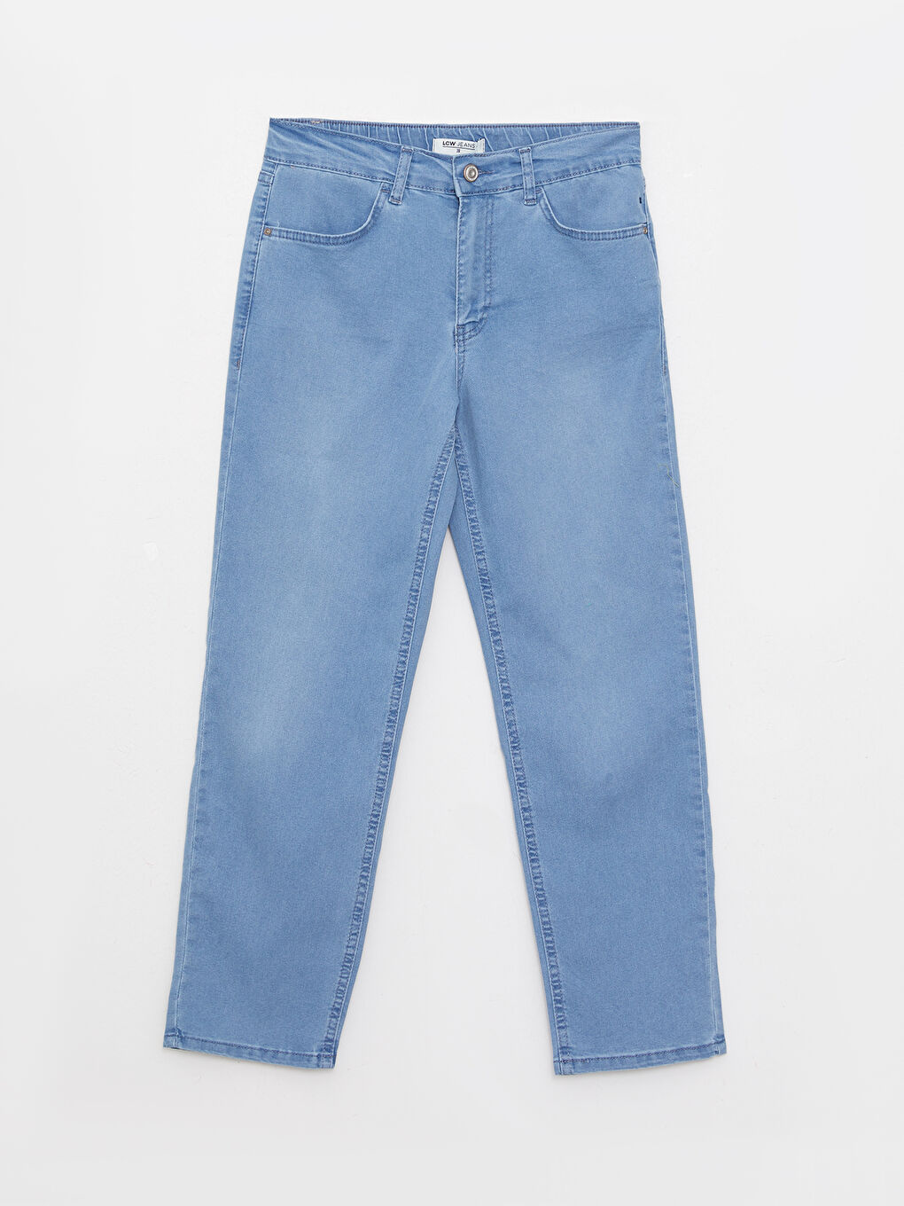 Women's Standard Fit Regular Denim Trousers-6