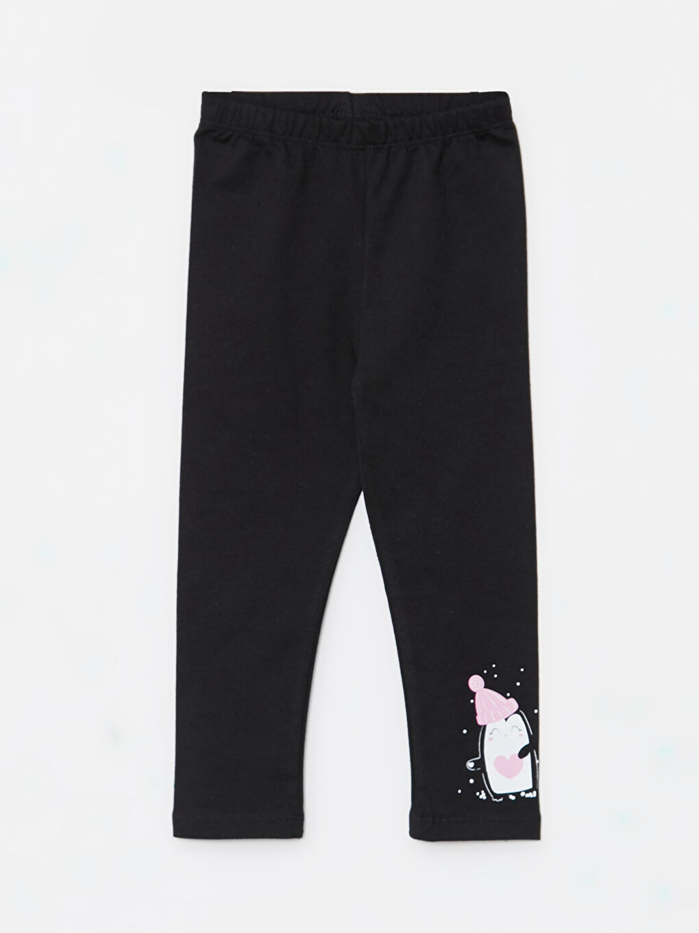 LCW ECO Elasticated Waist Printed Baby Girls' Leggings -W2FD66Z1-CVL