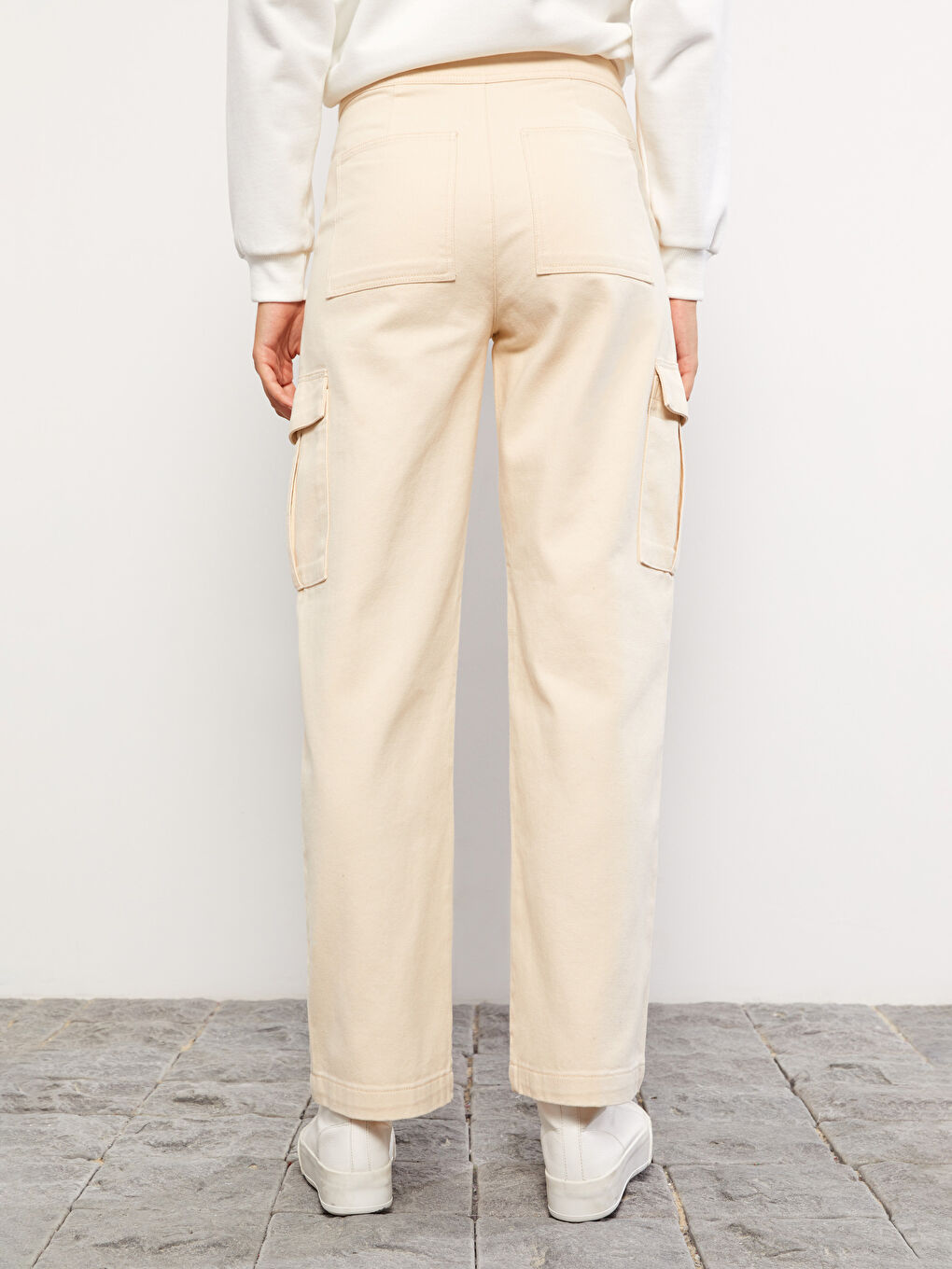 Women's Standard Fit Plain Trousers -W2FE05Z8-FWL